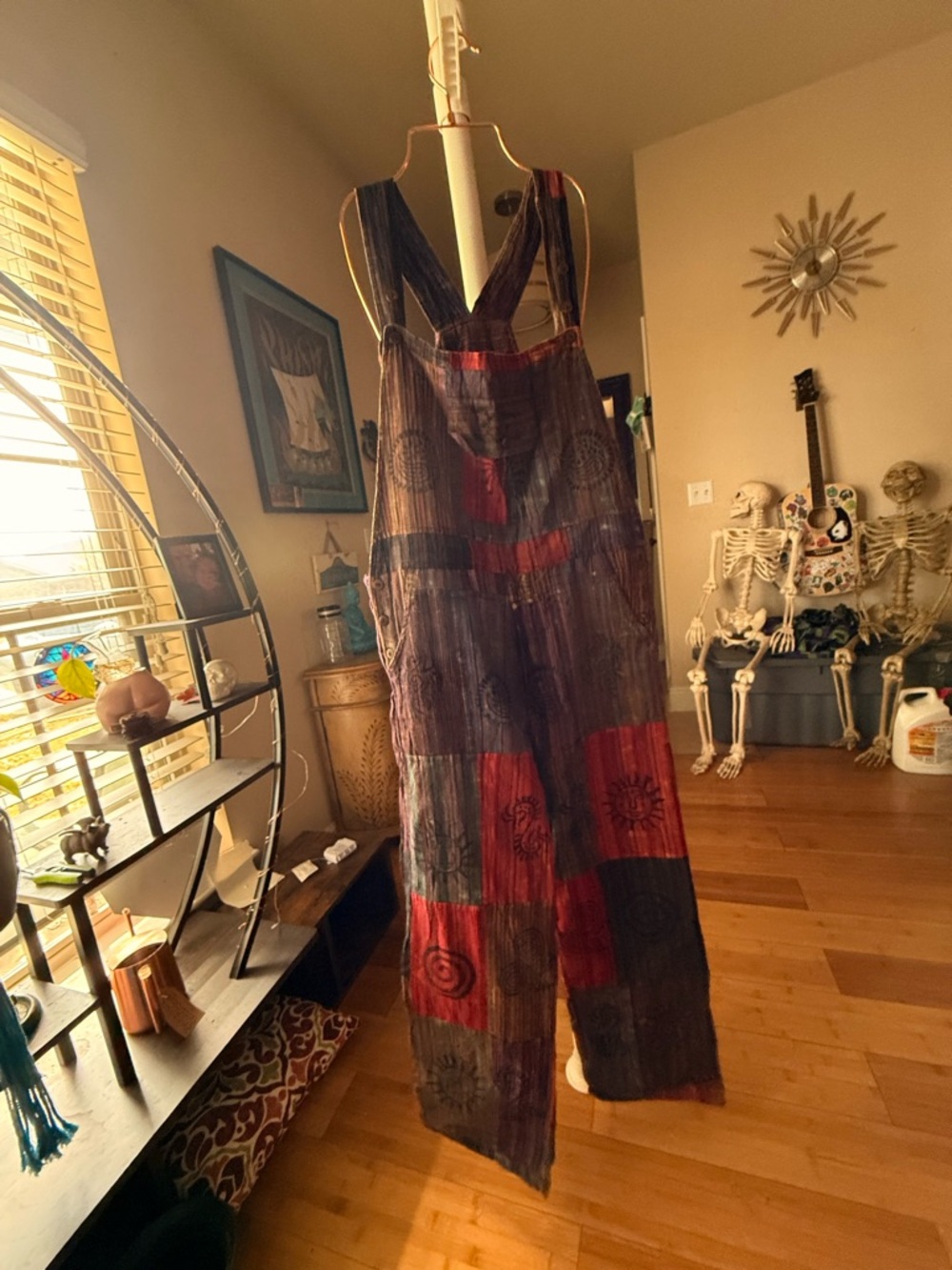 Boho Patchwork Overalls | Nepal Cotton | Free Size | Hippie Festival Unisex